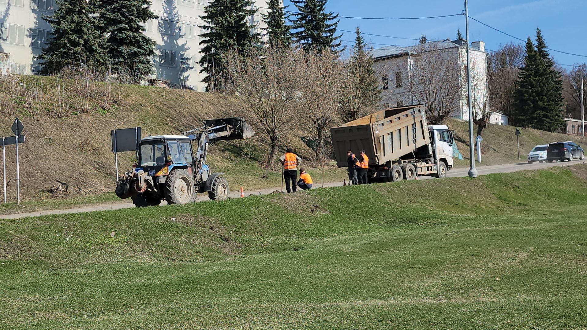 серпухов, подмосковье, уборка улиц,