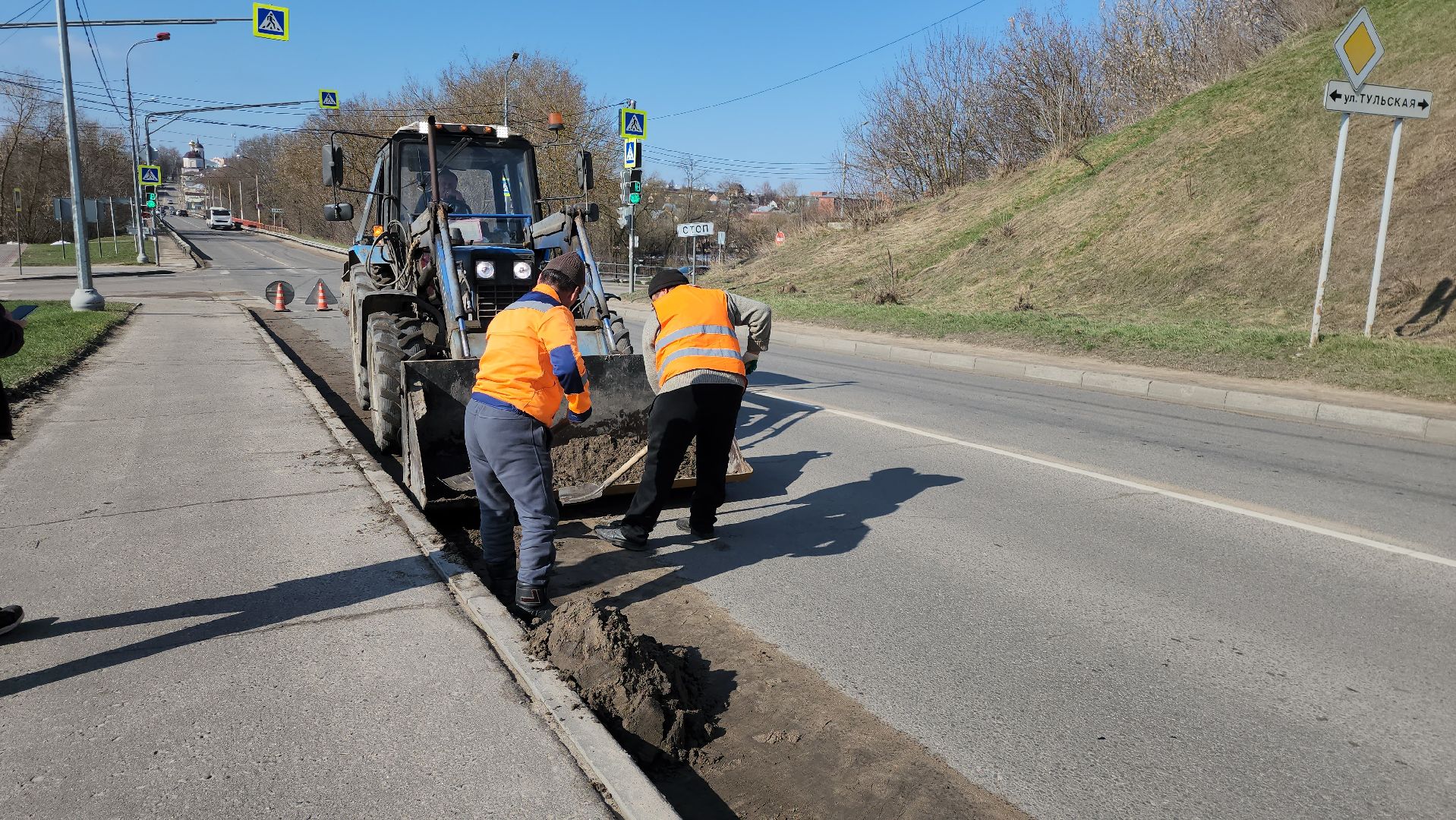 серпухов, подмосковье, уборка улиц,