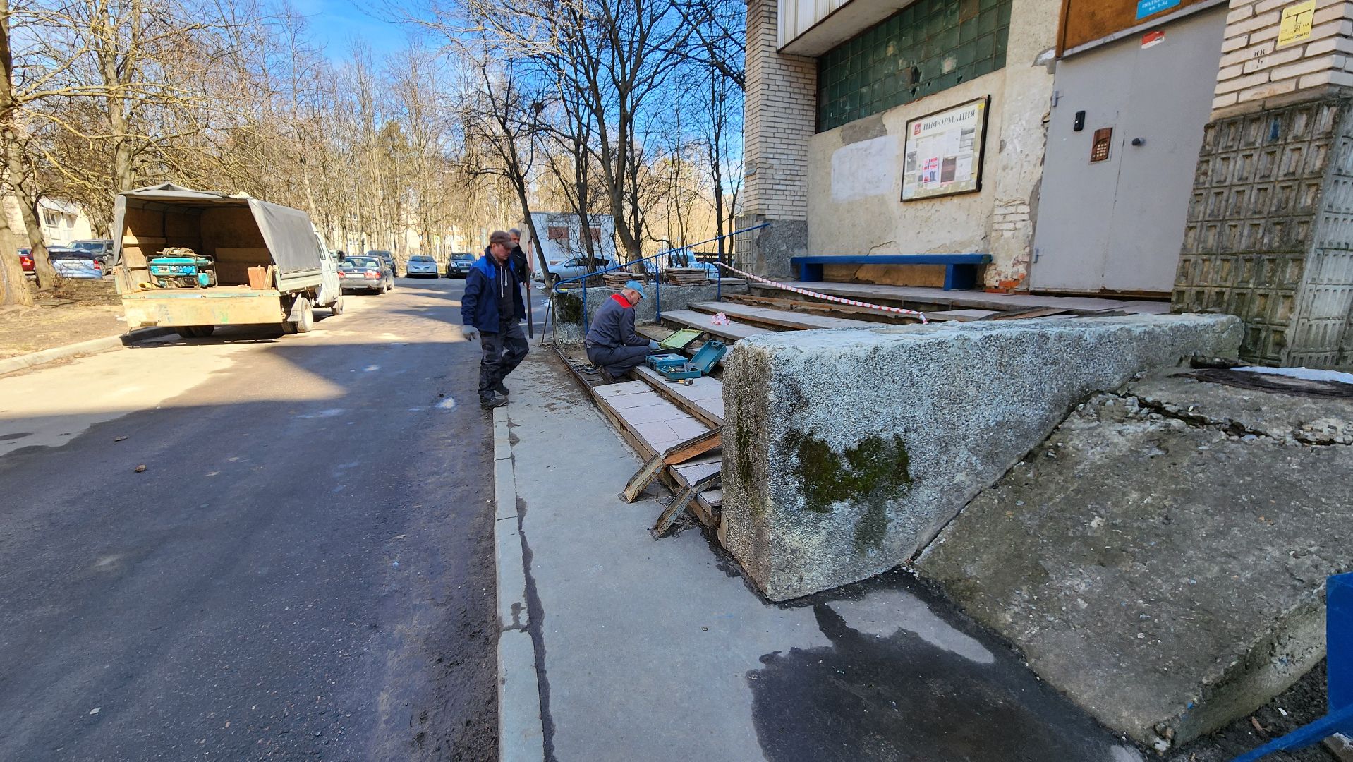 жкх, ремонт подъезда, протвино,