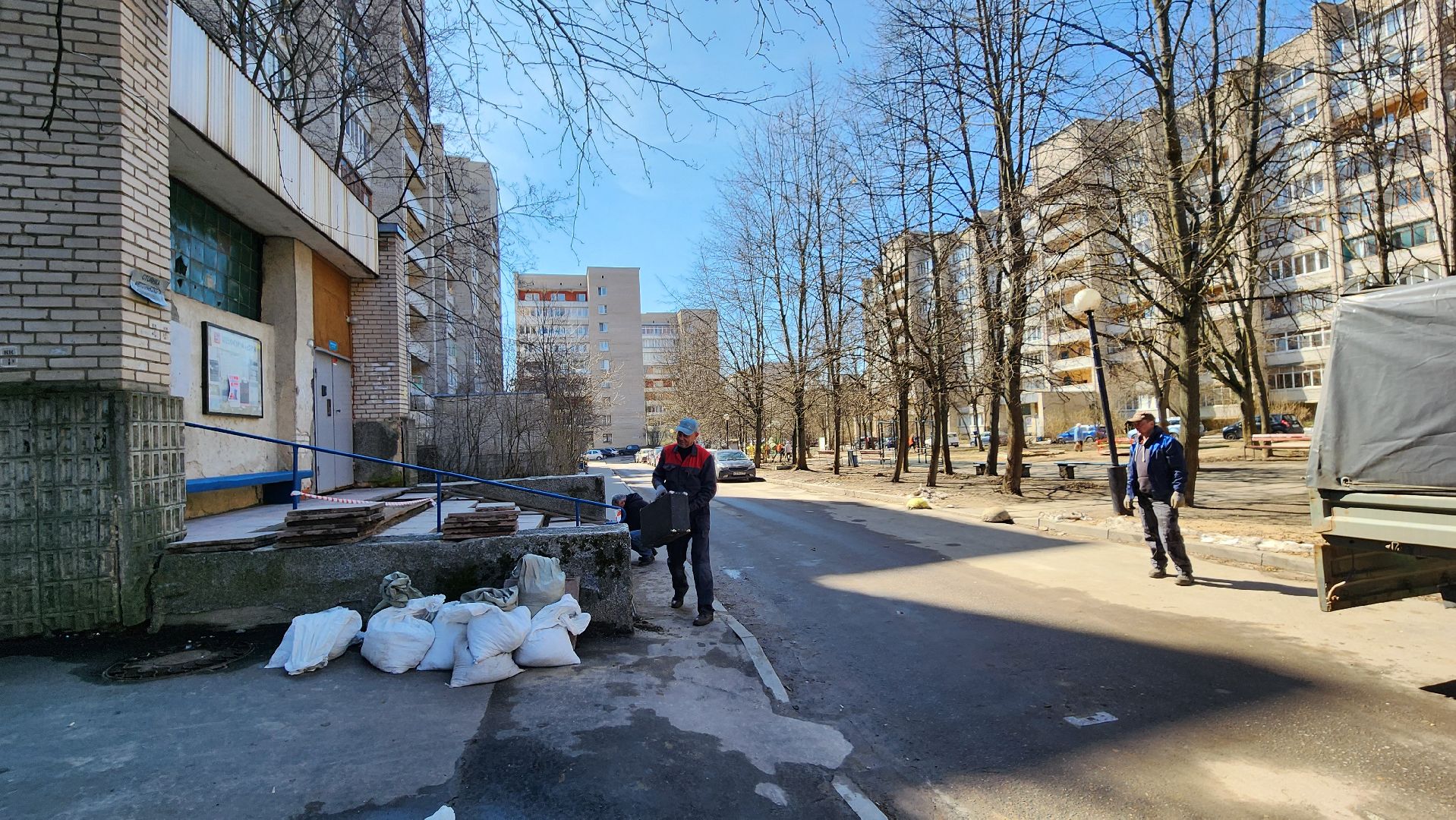 жкх, ремонт подъезда, протвино,