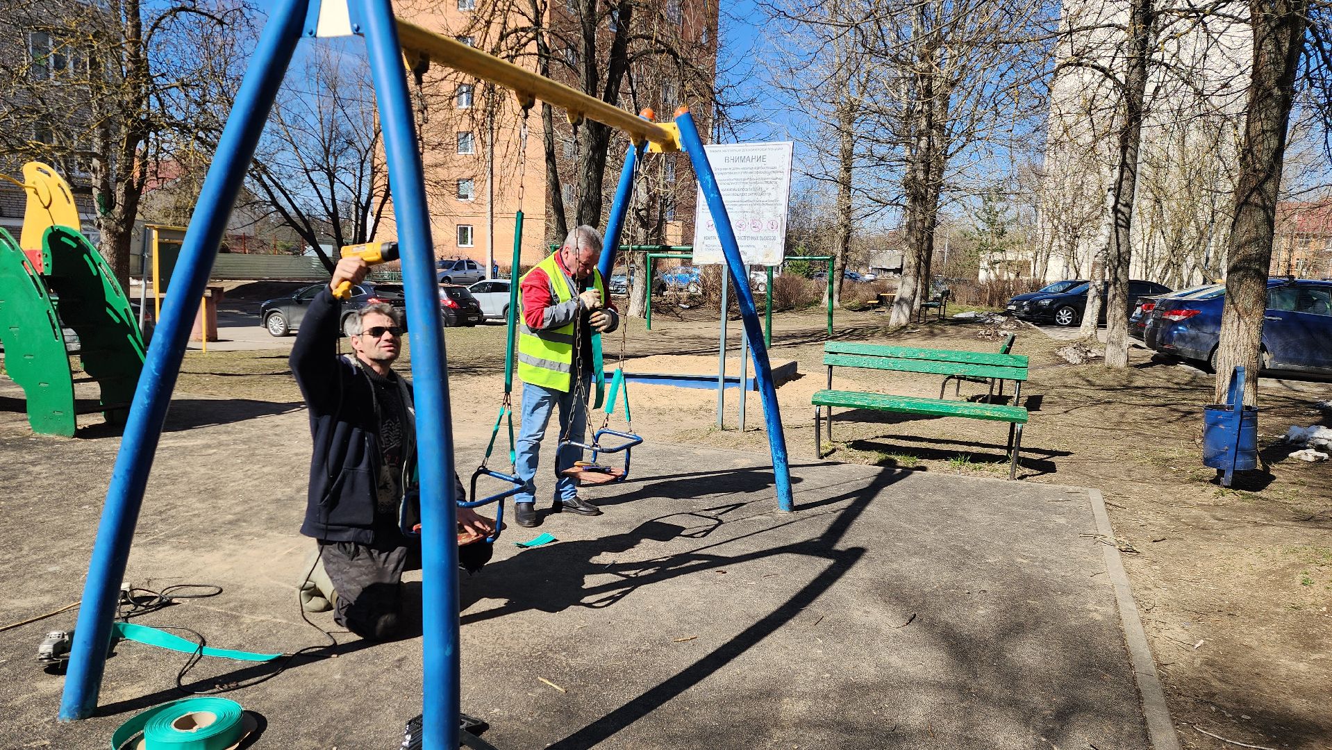 истра, ремонт детских площадок, благоустройство,