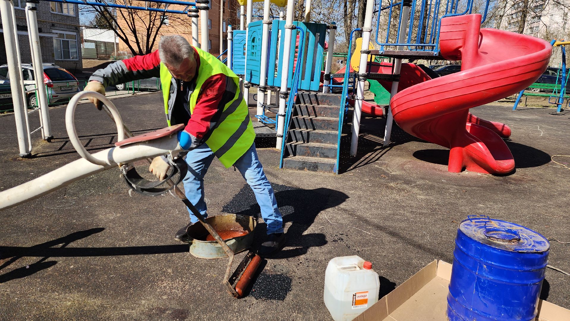 истра, ремонт детских площадок, благоустройство,