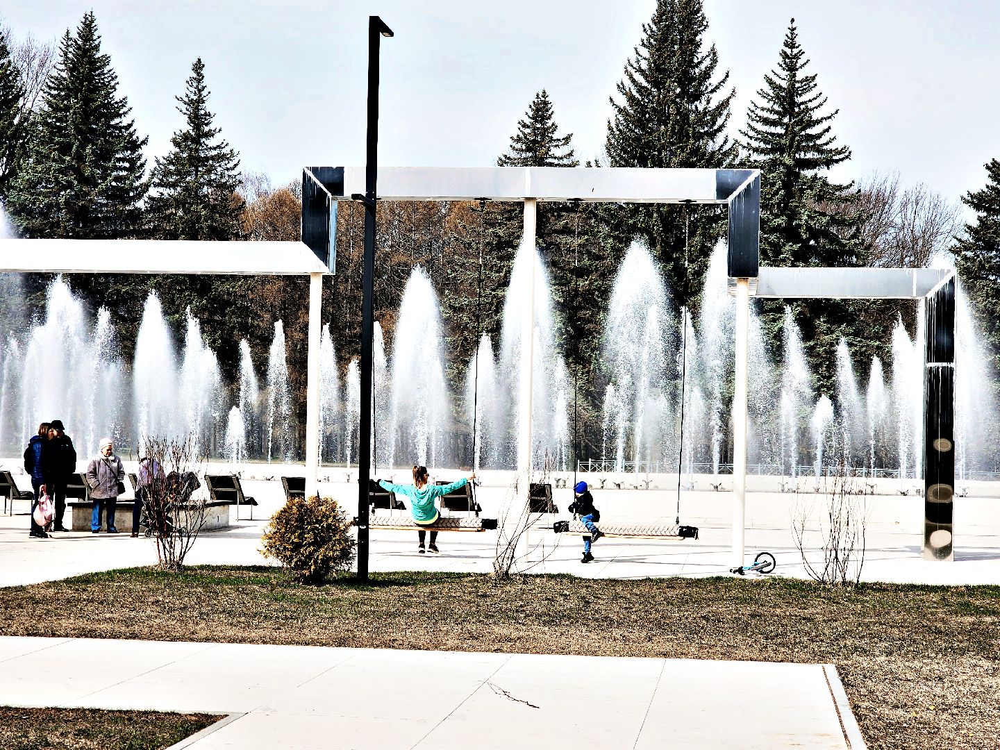 пущино, серпухов, фонтан , благоуствойство,