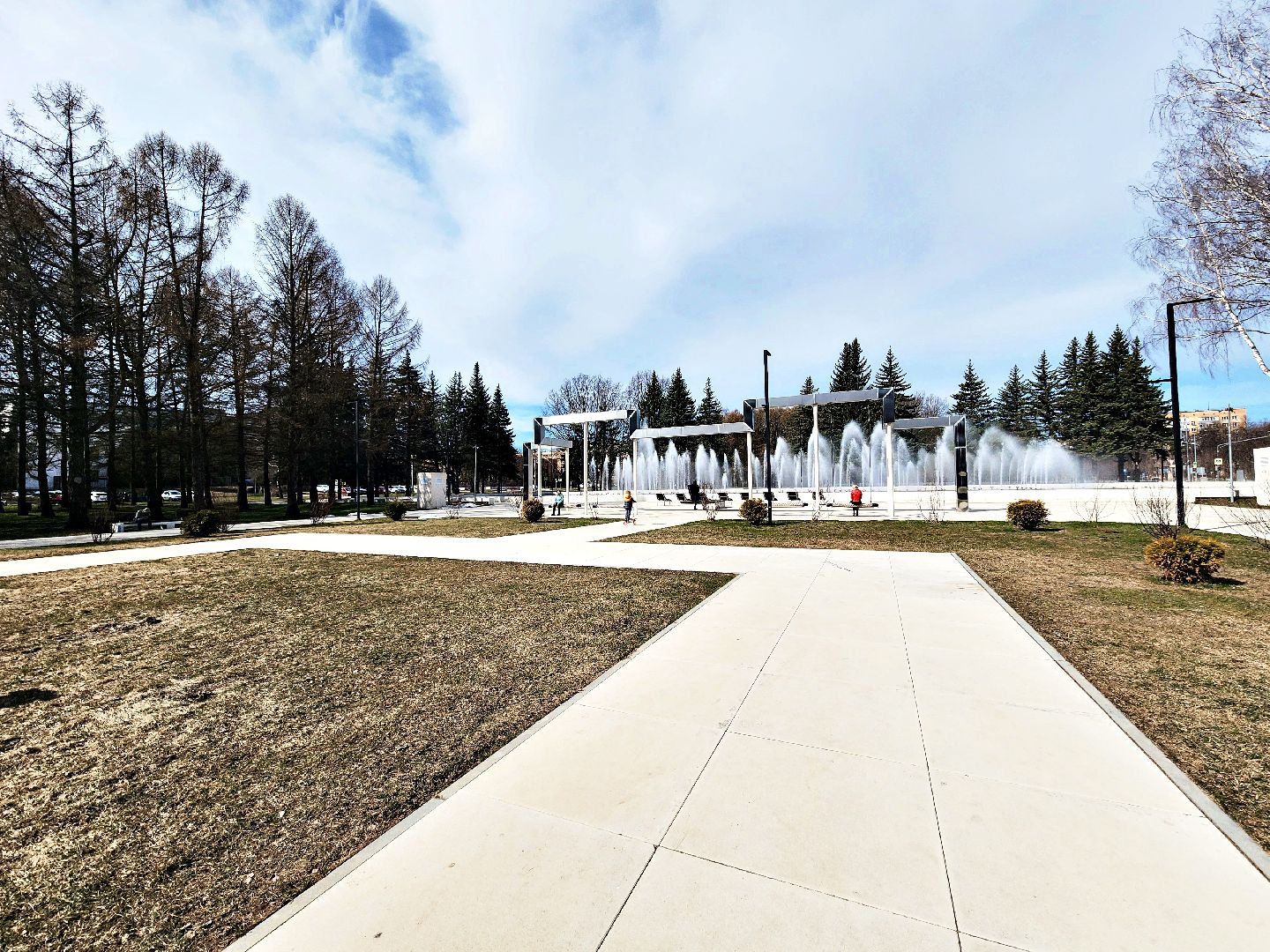 пущино, серпухов, фонтан , благоуствойство,