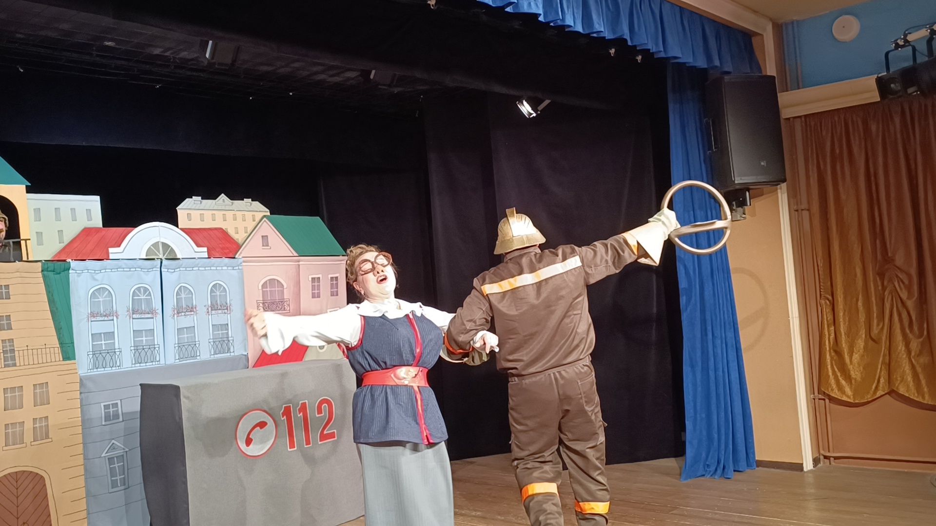 пожарная безопасность, спектакль, лобня,