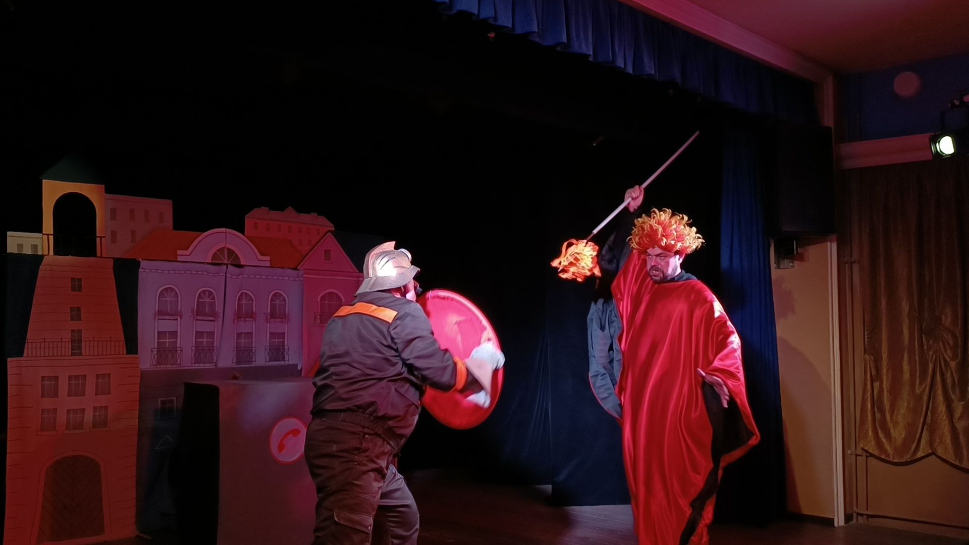 пожарная безопасность, спектакль, лобня,