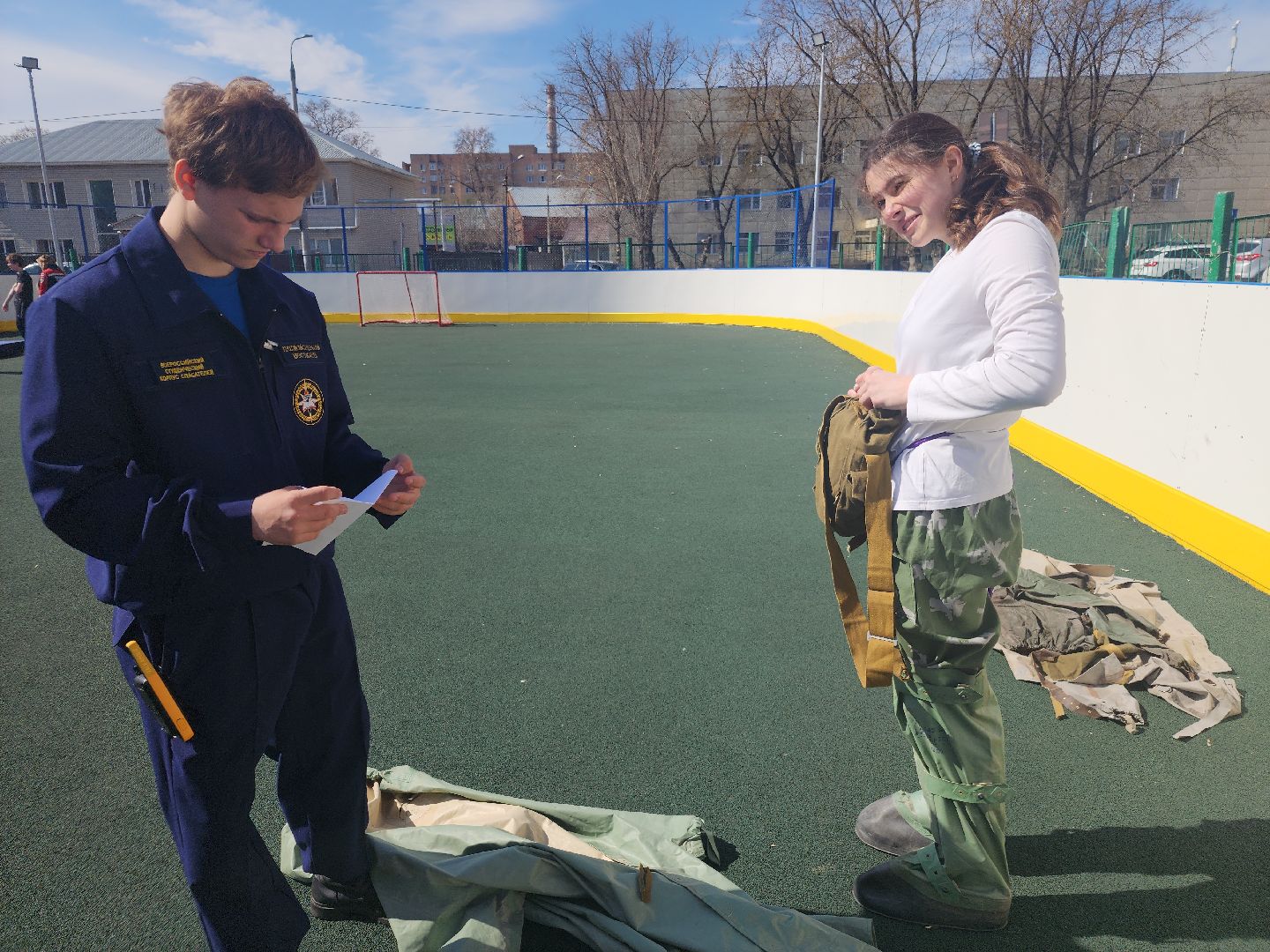 школьные отряды спасателей , соревнования, орехово зуево,