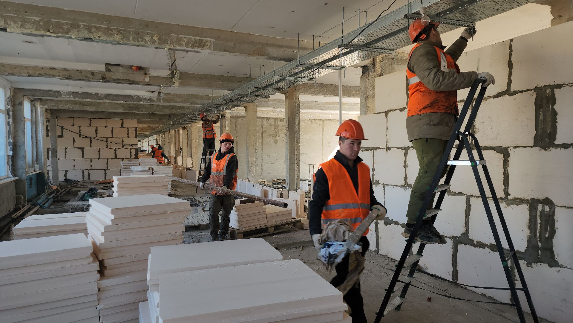 серпухов, подмосковье, капремонт школы,