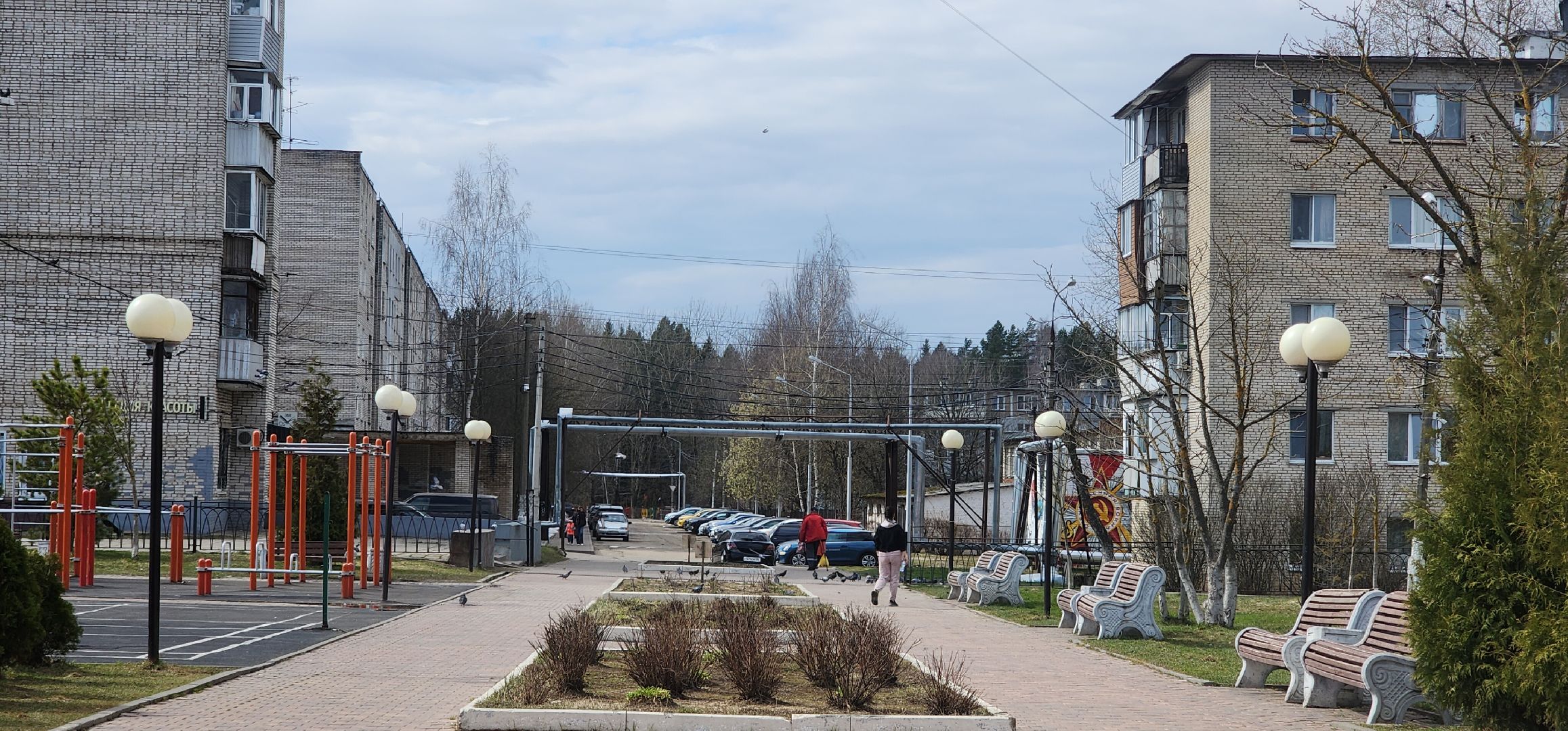 выездная администиация, Благоустройство, Часцы, 80-летие Победы,