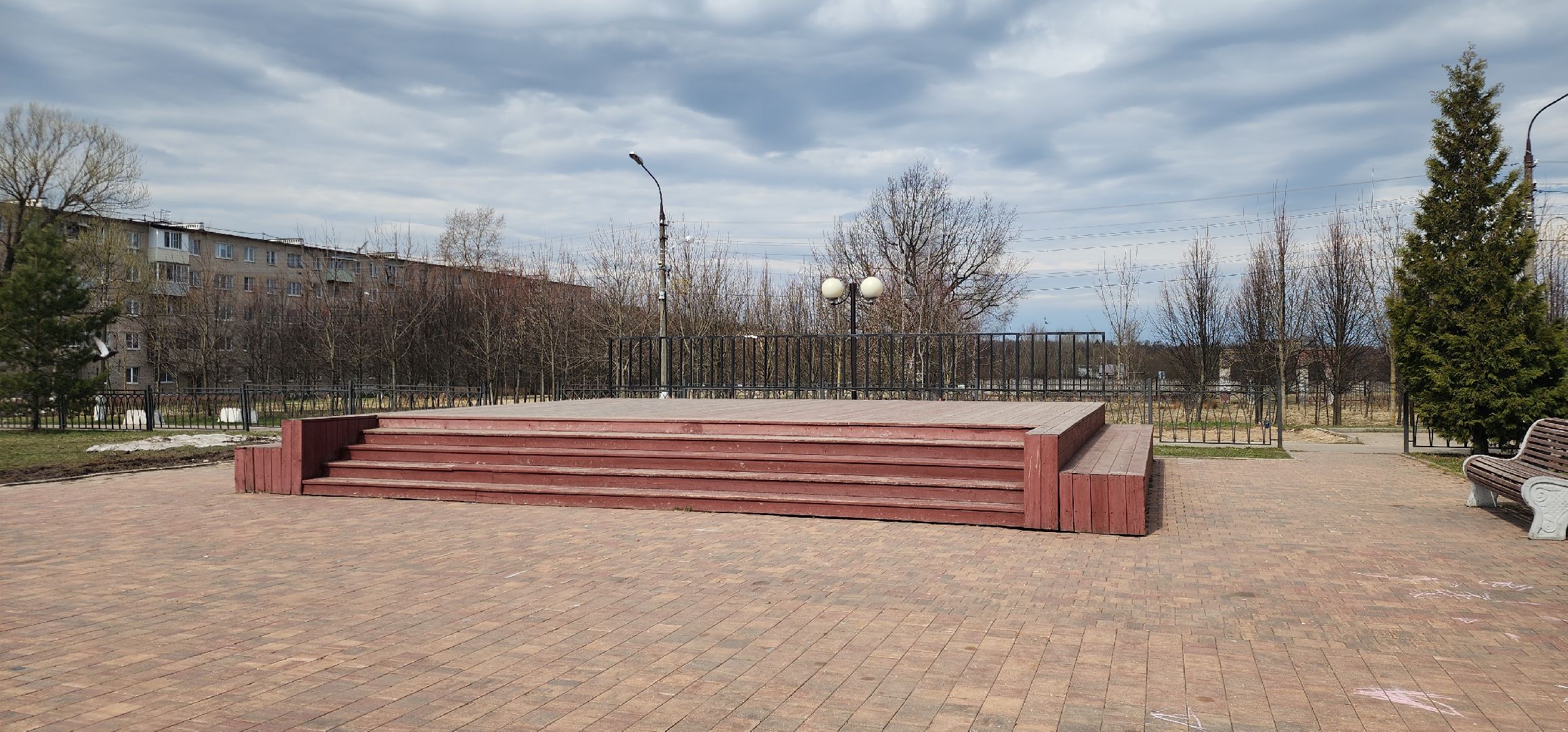 выездная администиация, Благоустройство, Часцы, 80-летие Победы,