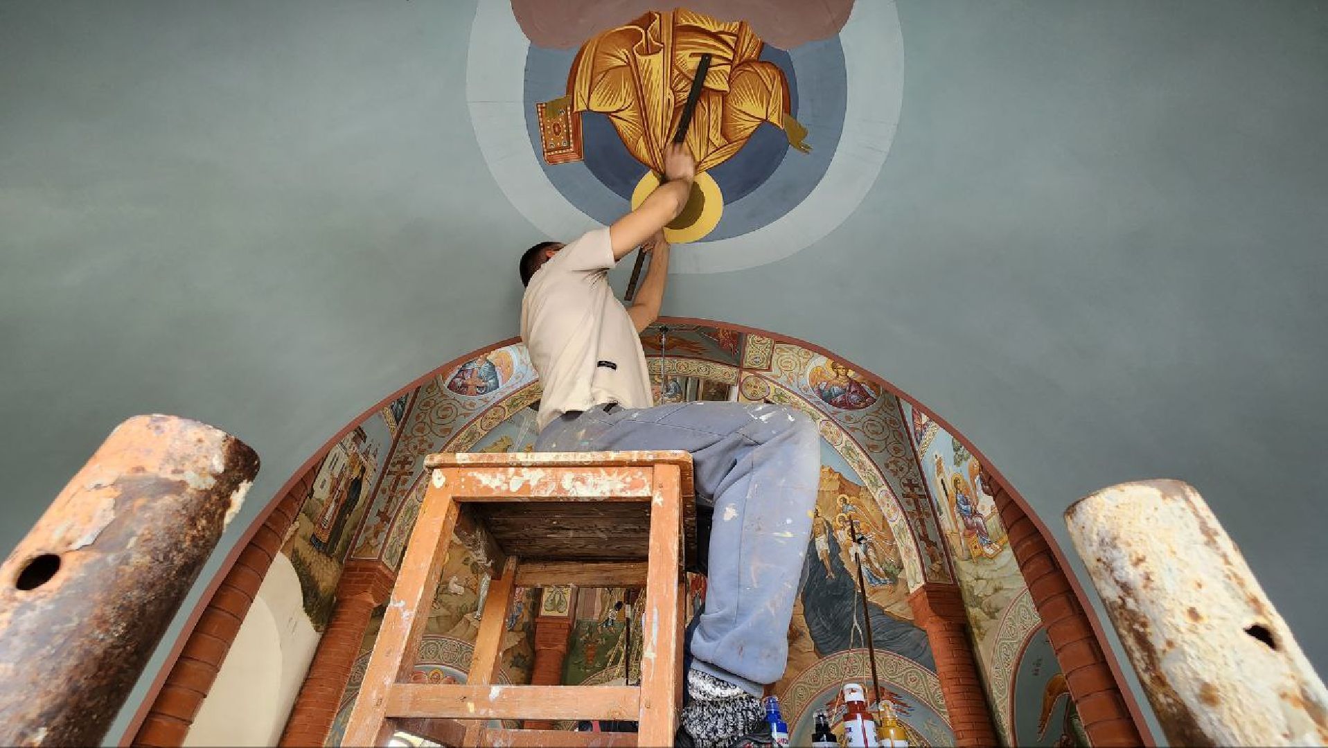 Дмитров, Мастерская Валерия Гришанова, Храм Георгия Победоносца, День Победы,