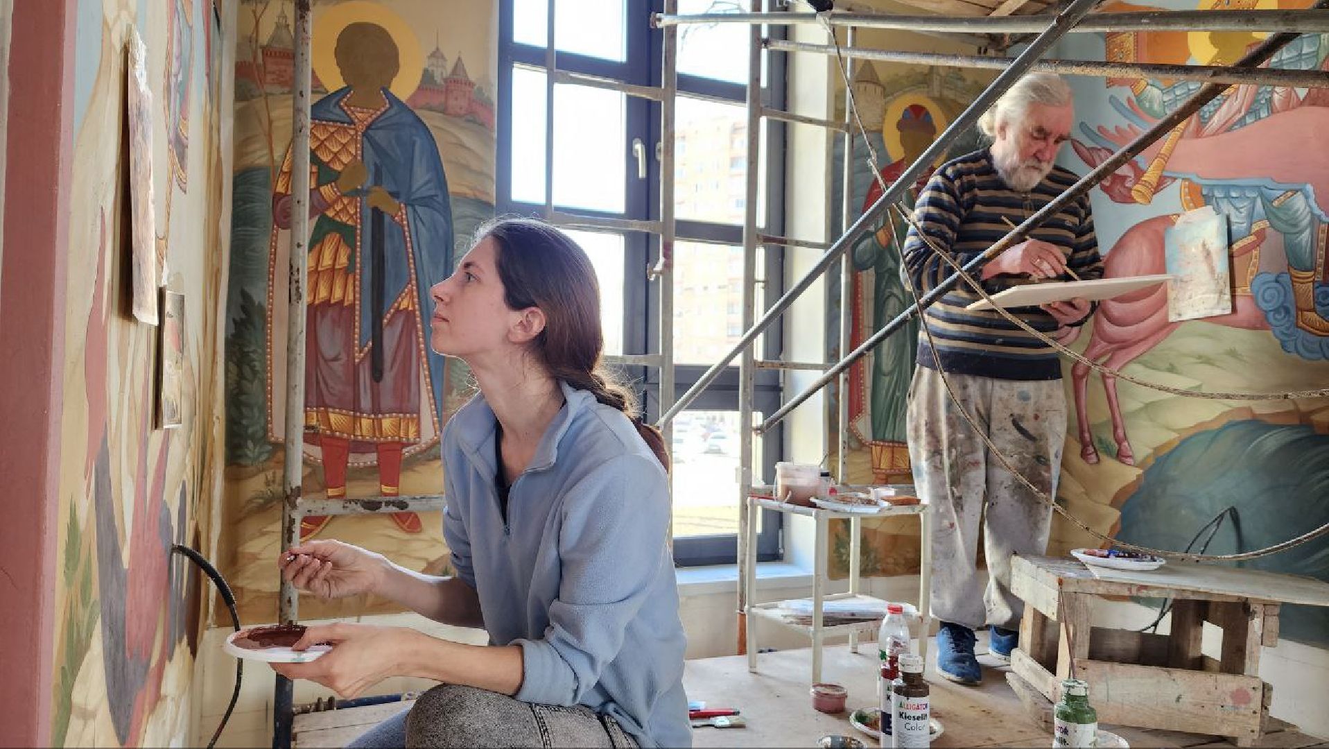 Дмитров, Мастерская Валерия Гришанова, Храм Георгия Победоносца, День Победы,