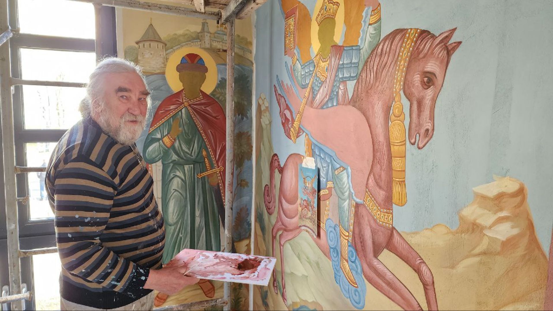 Дмитров, Мастерская Валерия Гришанова, Храм Георгия Победоносца, День Победы,