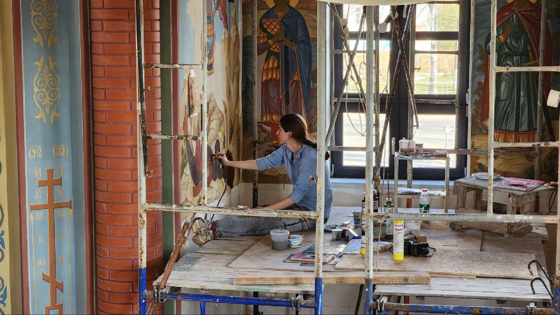 Дмитров, Мастерская Валерия Гришанова, Храм Георгия Победоносца, День Победы,