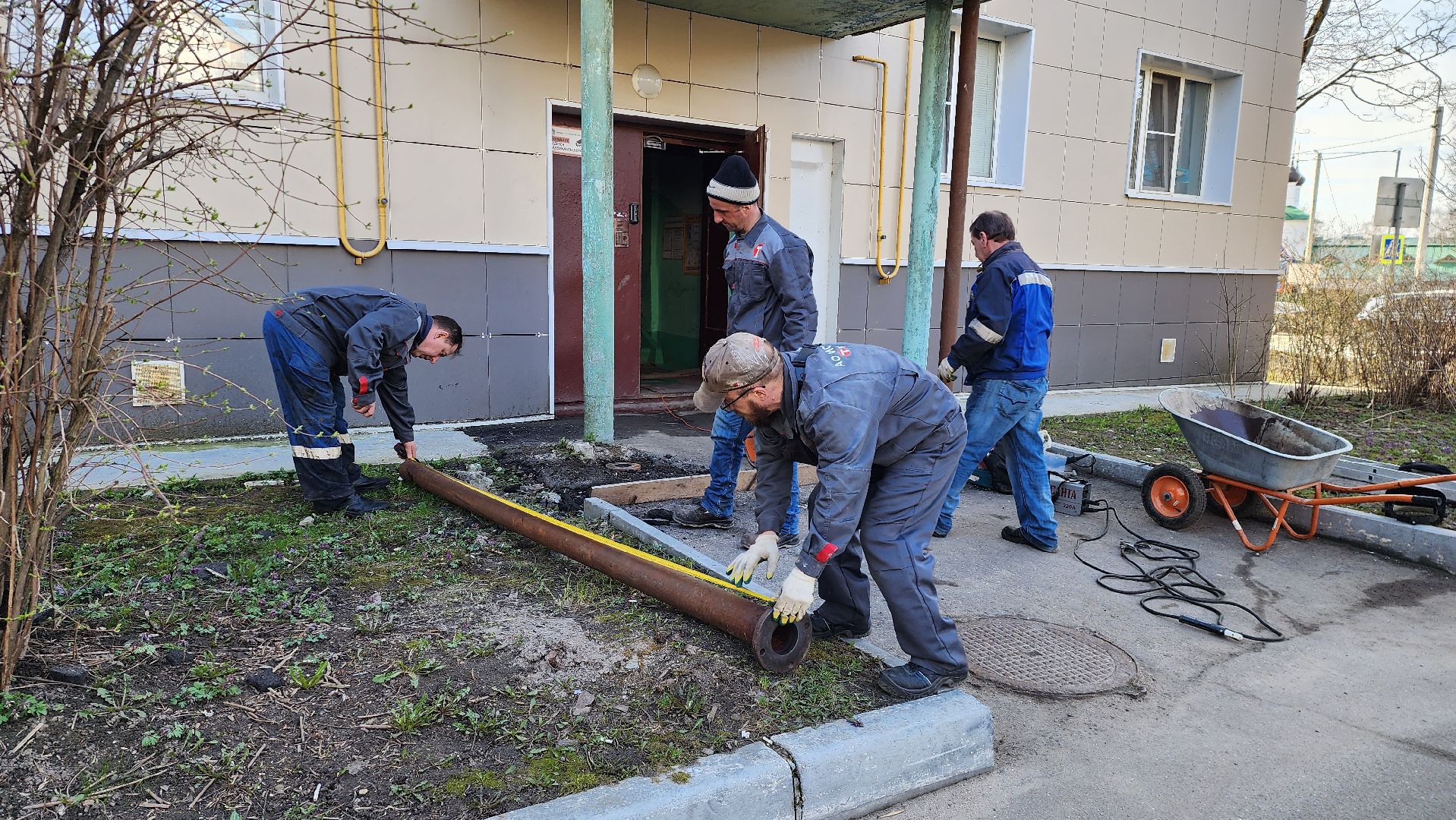 ремонт подъезда, жкх, истра,