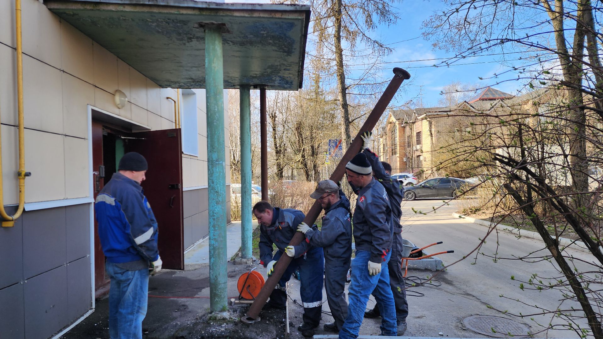 ремонт подъезда, жкх, истра,