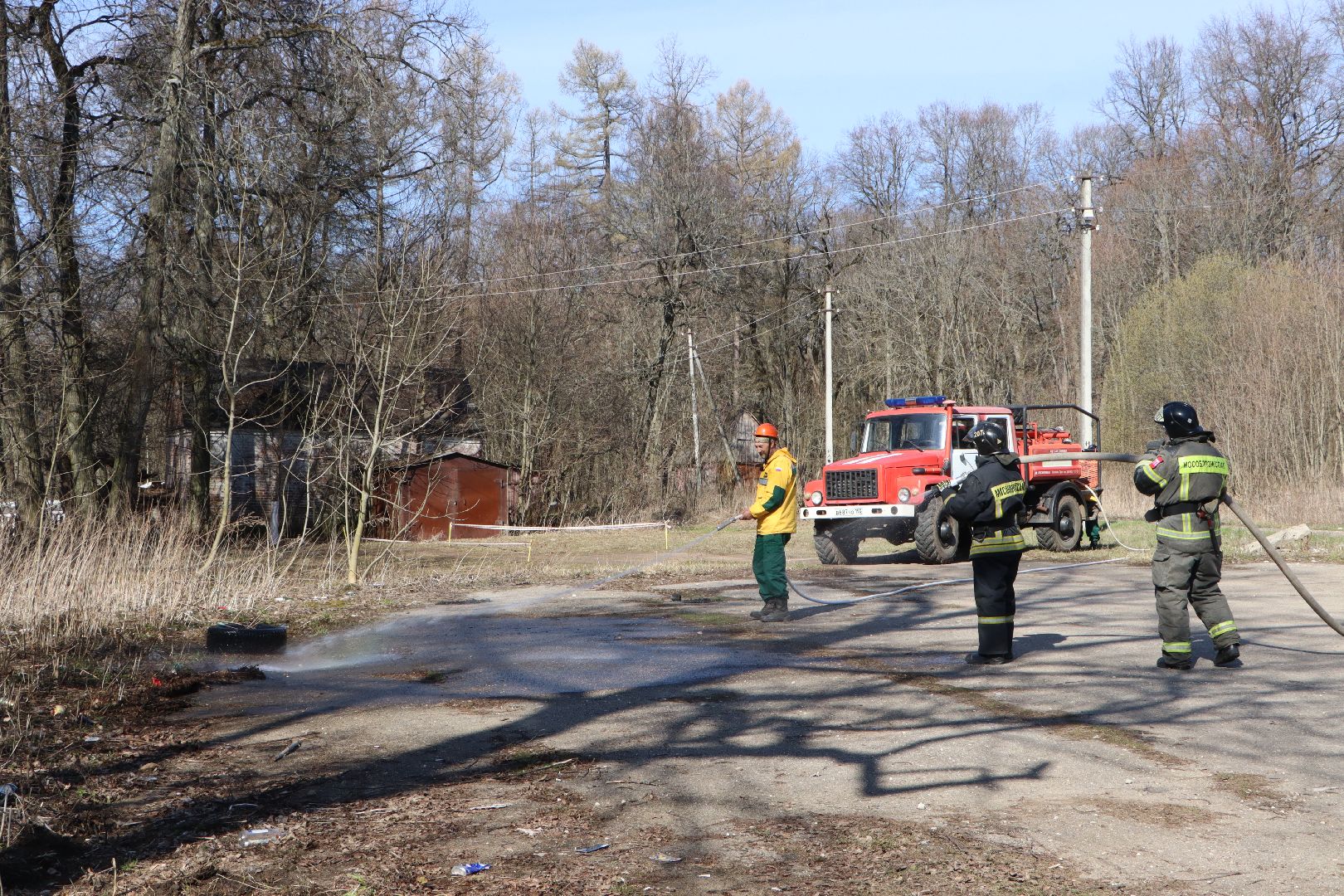 серебряные пруды, лесничество, тактико-специальные учения,