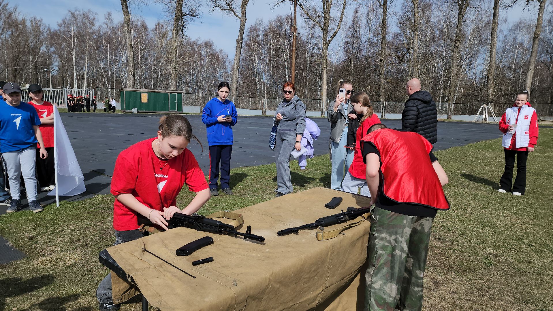 кашира, зарница 2 0, военно-патриотическая игра, школа, школьники, движение первых, юнармия, соревнования,