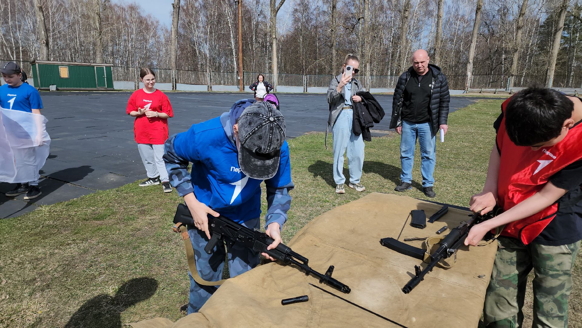 кашира, зарница 2 0, военно-патриотическая игра, школа, школьники, движение первых, юнармия, соревнования,