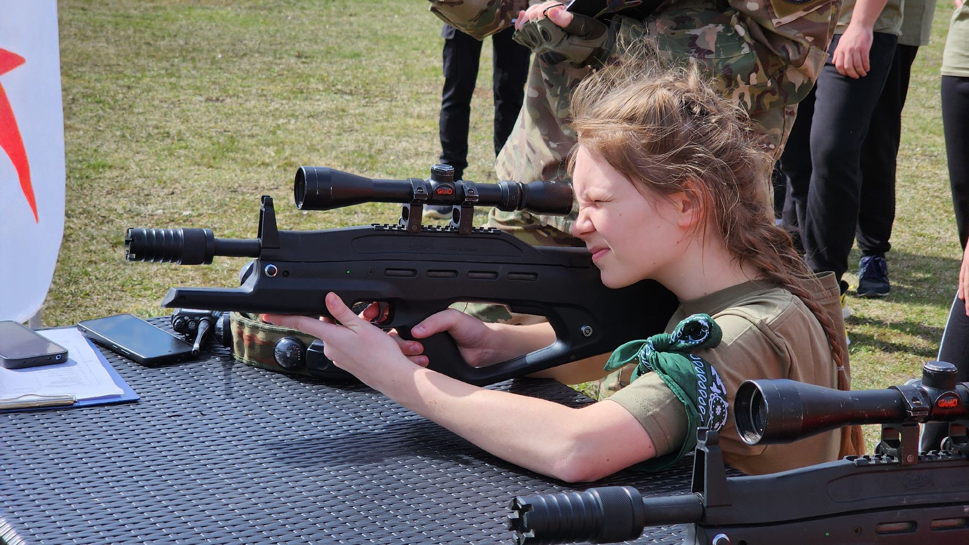 кашира, зарница 2 0, военно-патриотическая игра, школа, школьники, движение первых, юнармия, соревнования,