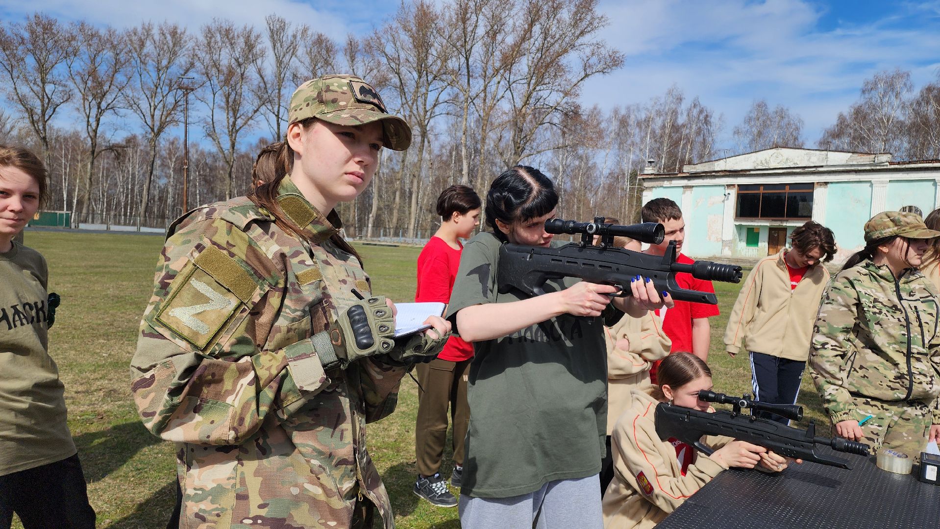 кашира, зарница 2 0, военно-патриотическая игра, школа, школьники, движение первых, юнармия, соревнования,