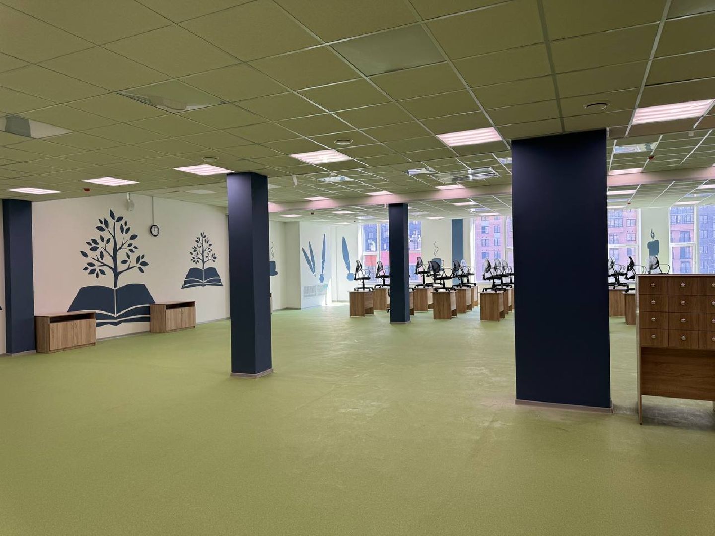 строительство, школа, жилой комплекс, кабинеты, спортплощадка, ввод в эксплуатацию,