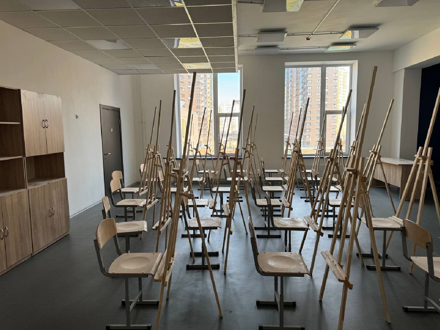 строительство, школа, жилой комплекс, кабинеты, спортплощадка, ввод в эксплуатацию,