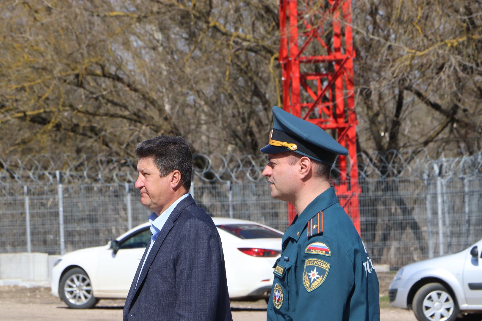 серебряные пруды,  пожароопасный сезон 2025, смотр техники,