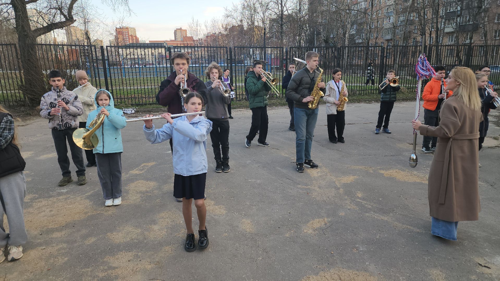 долгопрудный, дши, плац-концерт, духовой оркестр, всероссийский фестиваль, артек, дети,