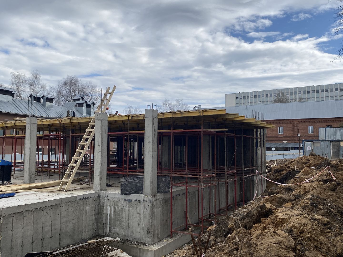 Строительство , психоневрологический диспансер, Новый ПНД ,