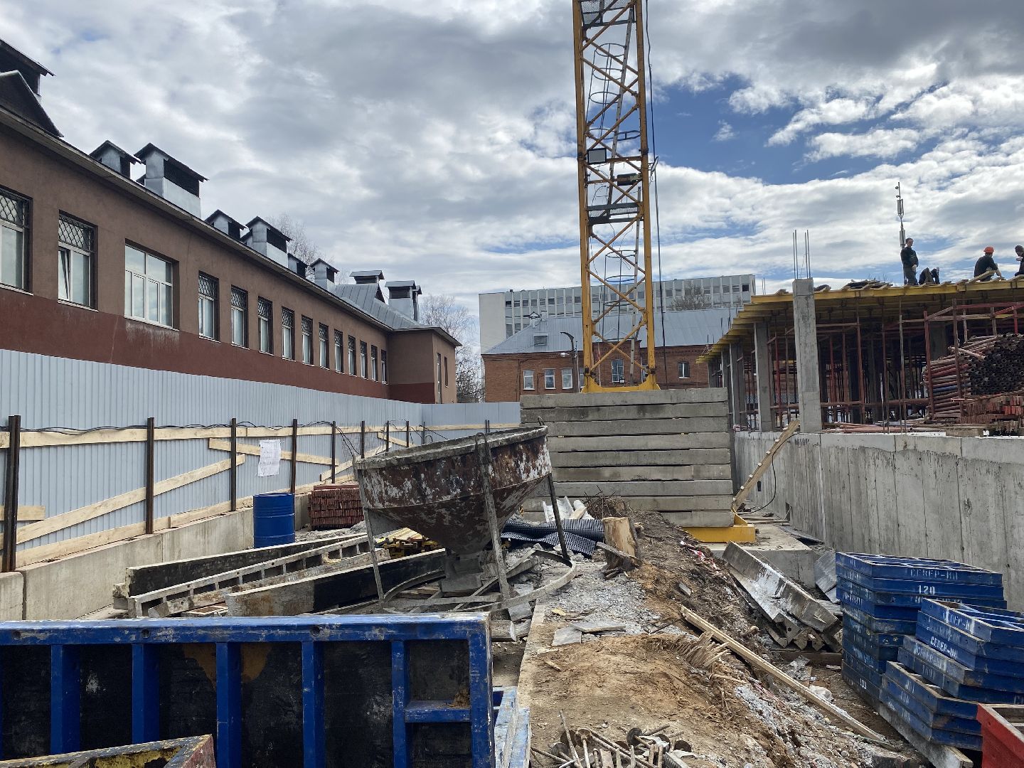 Строительство , психоневрологический диспансер, Новый ПНД ,