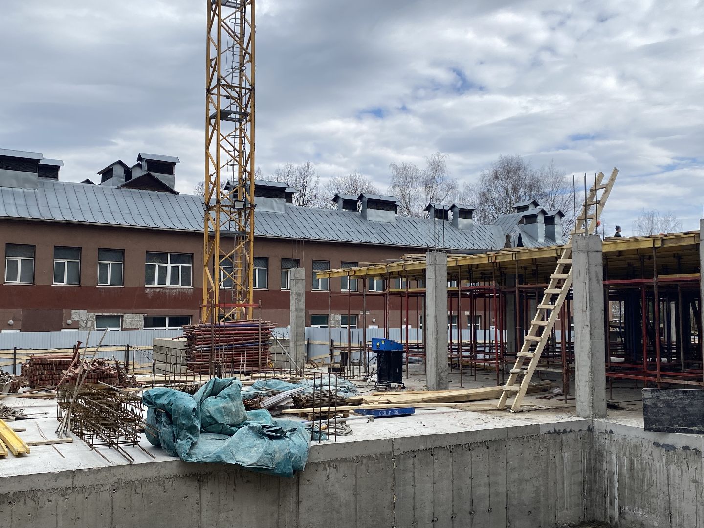 Строительство , психоневрологический диспансер, Новый ПНД ,