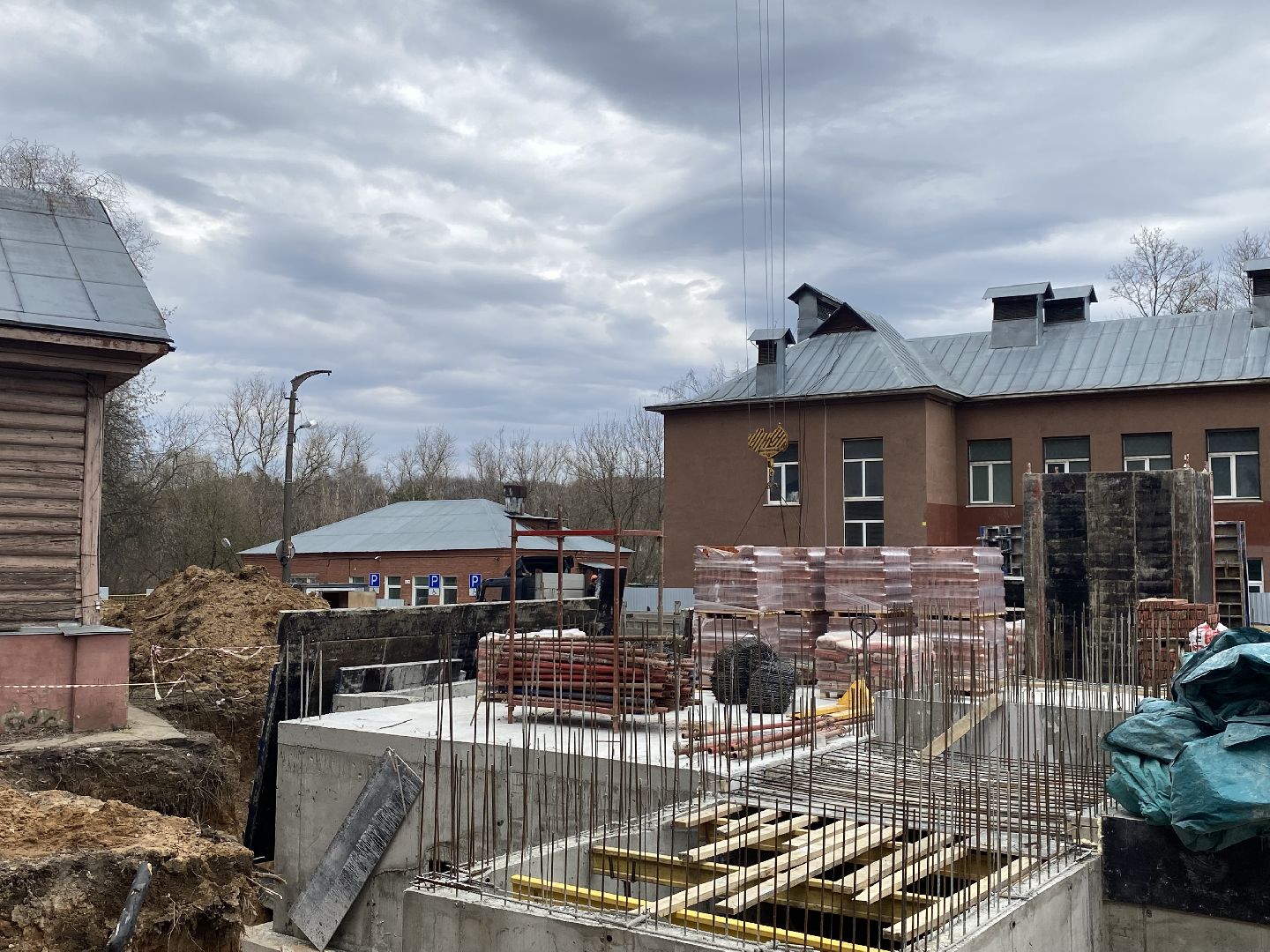 Строительство , психоневрологический диспансер, Новый ПНД ,