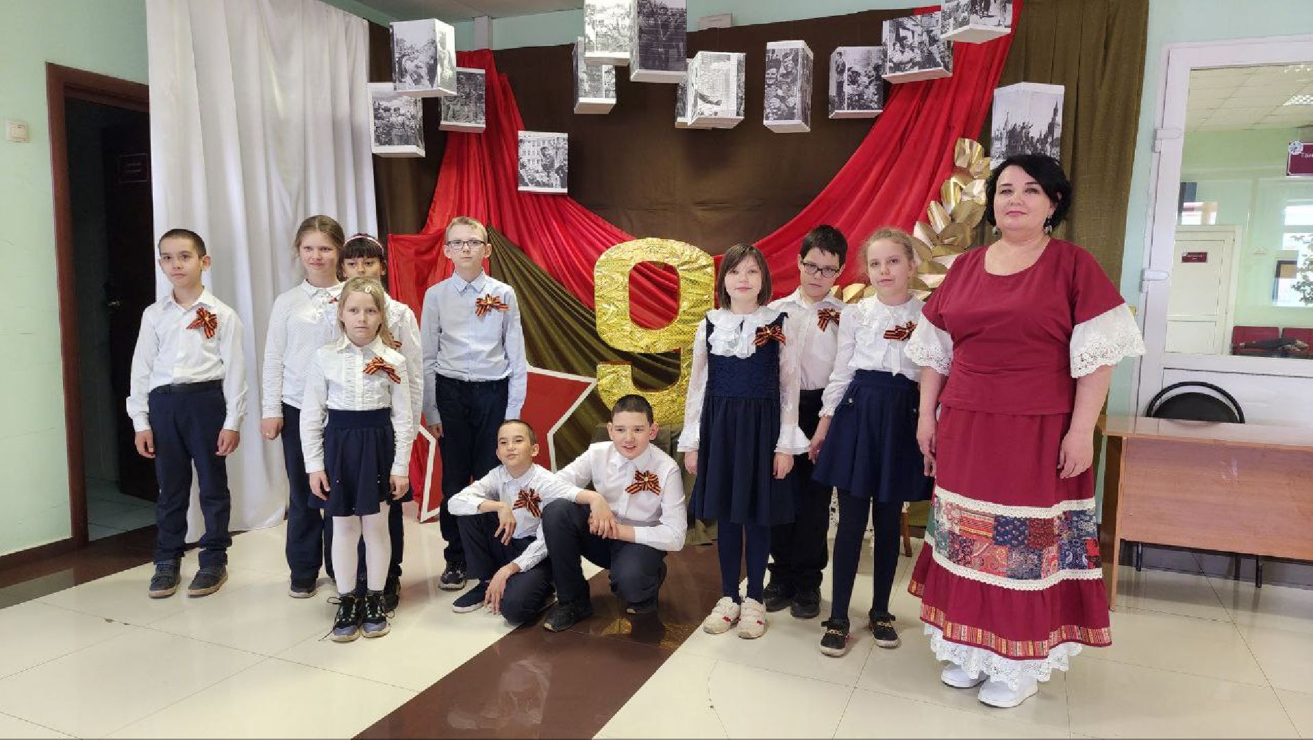 луховицы, белоомут, день победы, георгиевская ленточка, масте-класс,