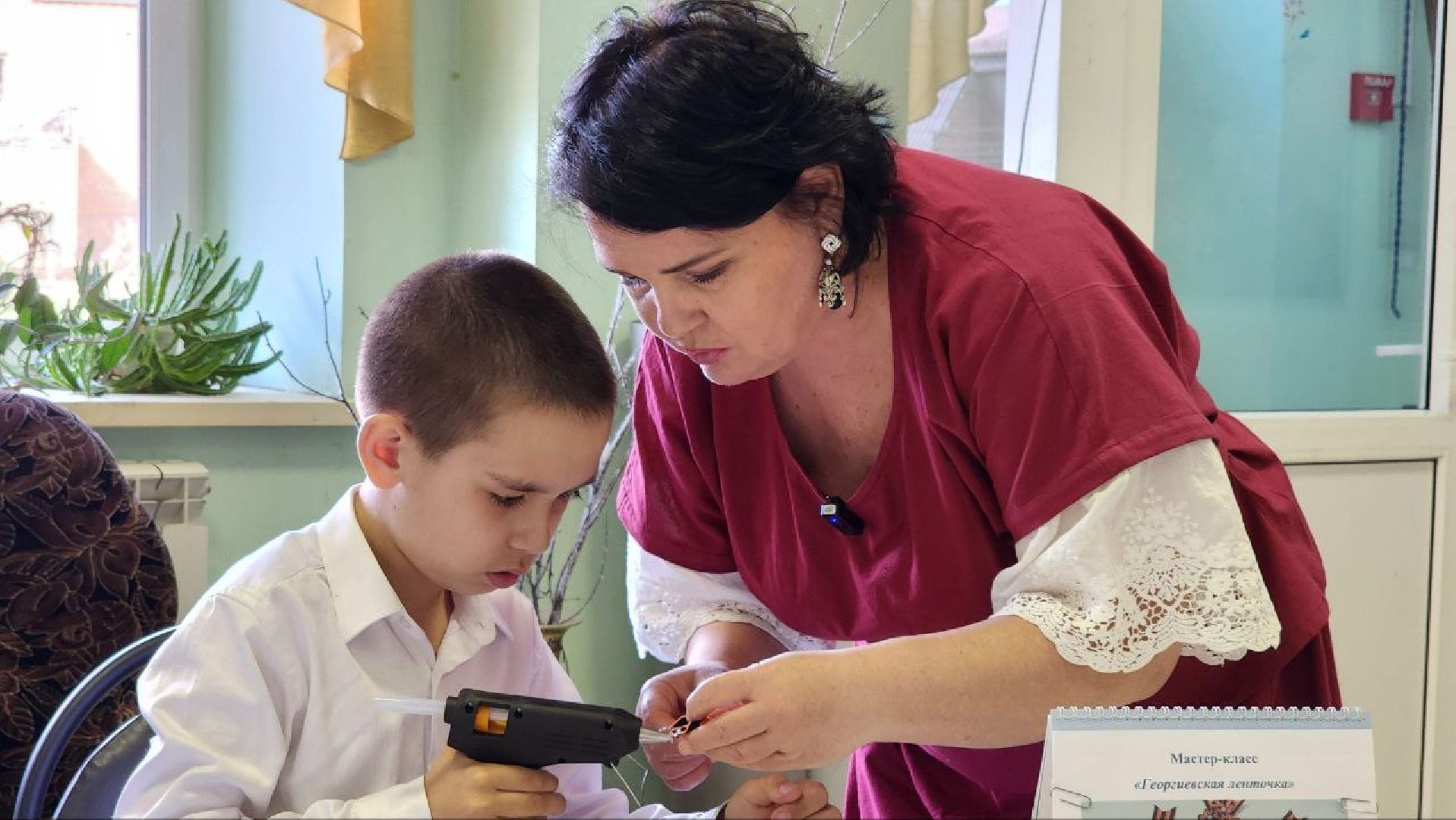 луховицы, белоомут, день победы, георгиевская ленточка, масте-класс,