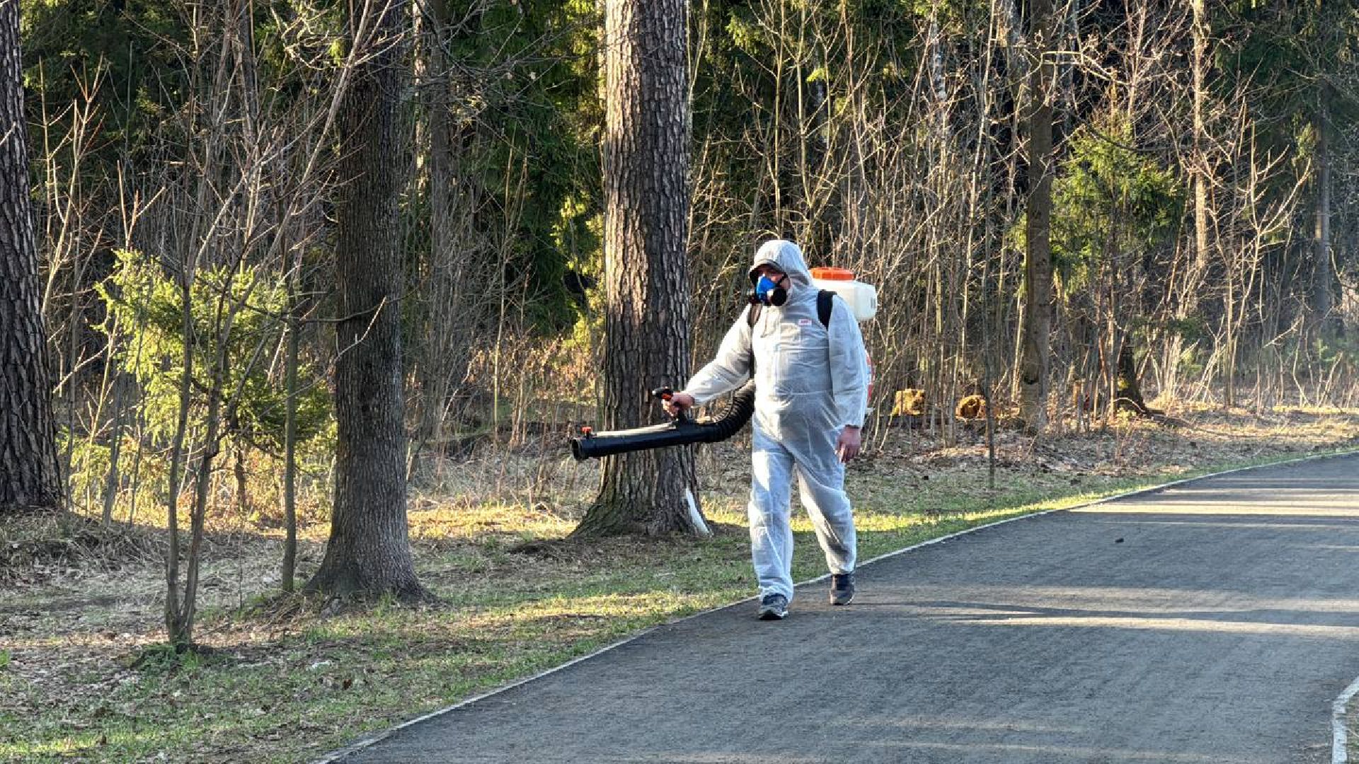 клещи, обработка, парки балашихи,