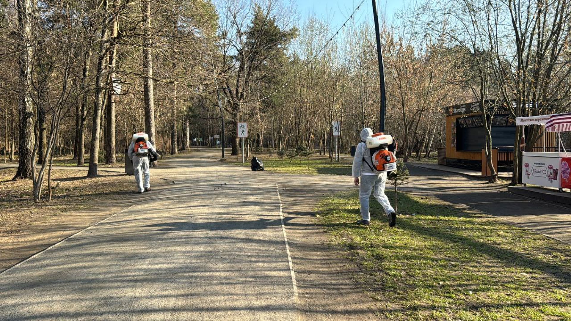 клещи, обработка, парки балашихи,