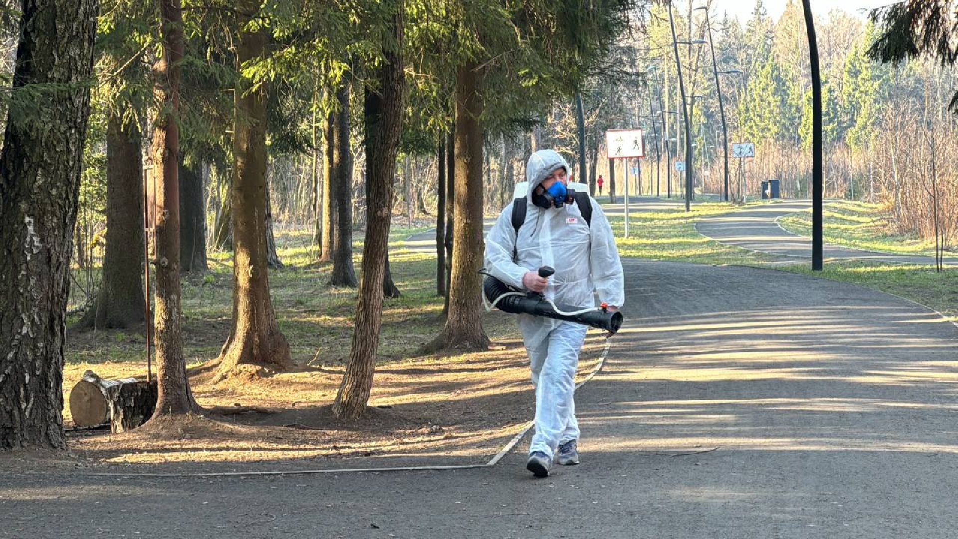 клещи, обработка, парки балашихи,