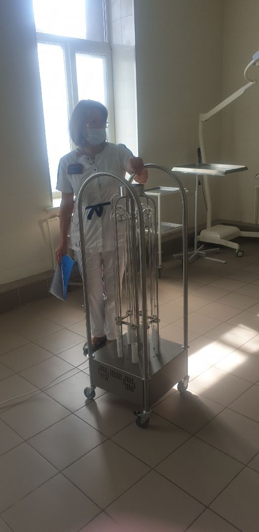 Долгопрудный, роддом, рециркулятор, облучатель