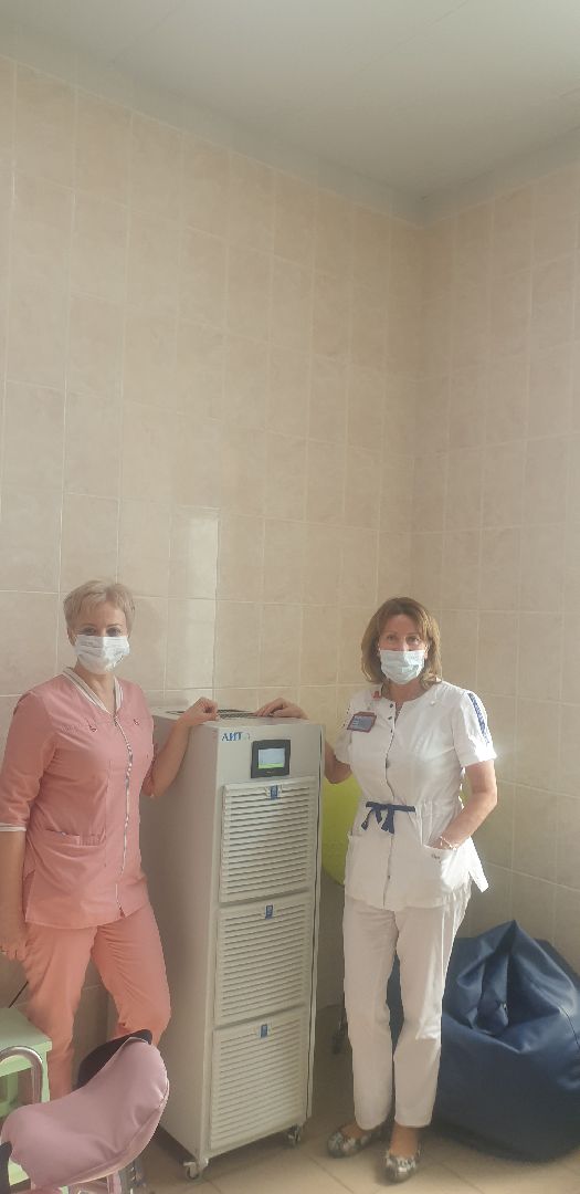 Долгопрудный, роддом, рециркулятор, облучатель