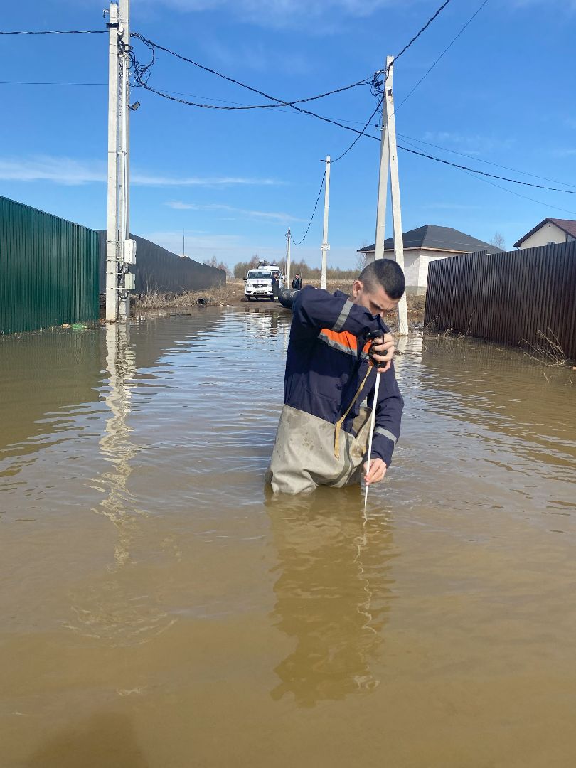 Чехов, деревня Чепелево, улица Энтузиастов, наводнение, подтопление, разлив воды, пруды, дренажная система, МЧС, Мособлпожспас,