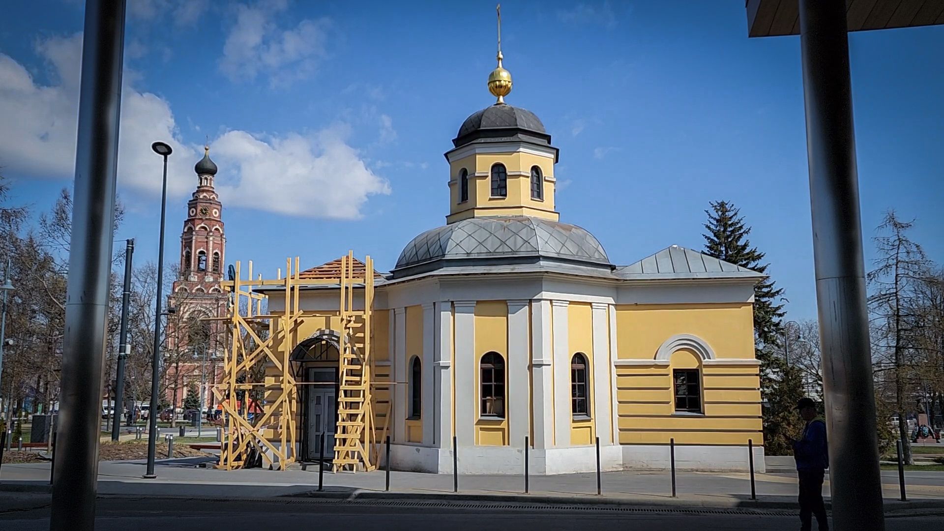 Бронницы , Ремонт часовни, Часланя Николая Чудотворца в Бронницах , Ремонт крыши часовни,