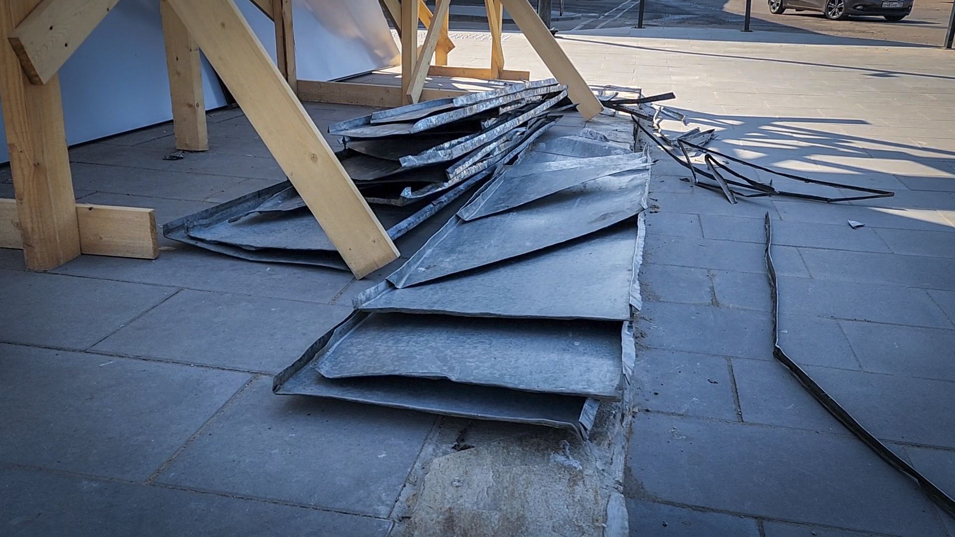 Бронницы , Ремонт часовни, Часланя Николая Чудотворца в Бронницах , Ремонт крыши часовни,