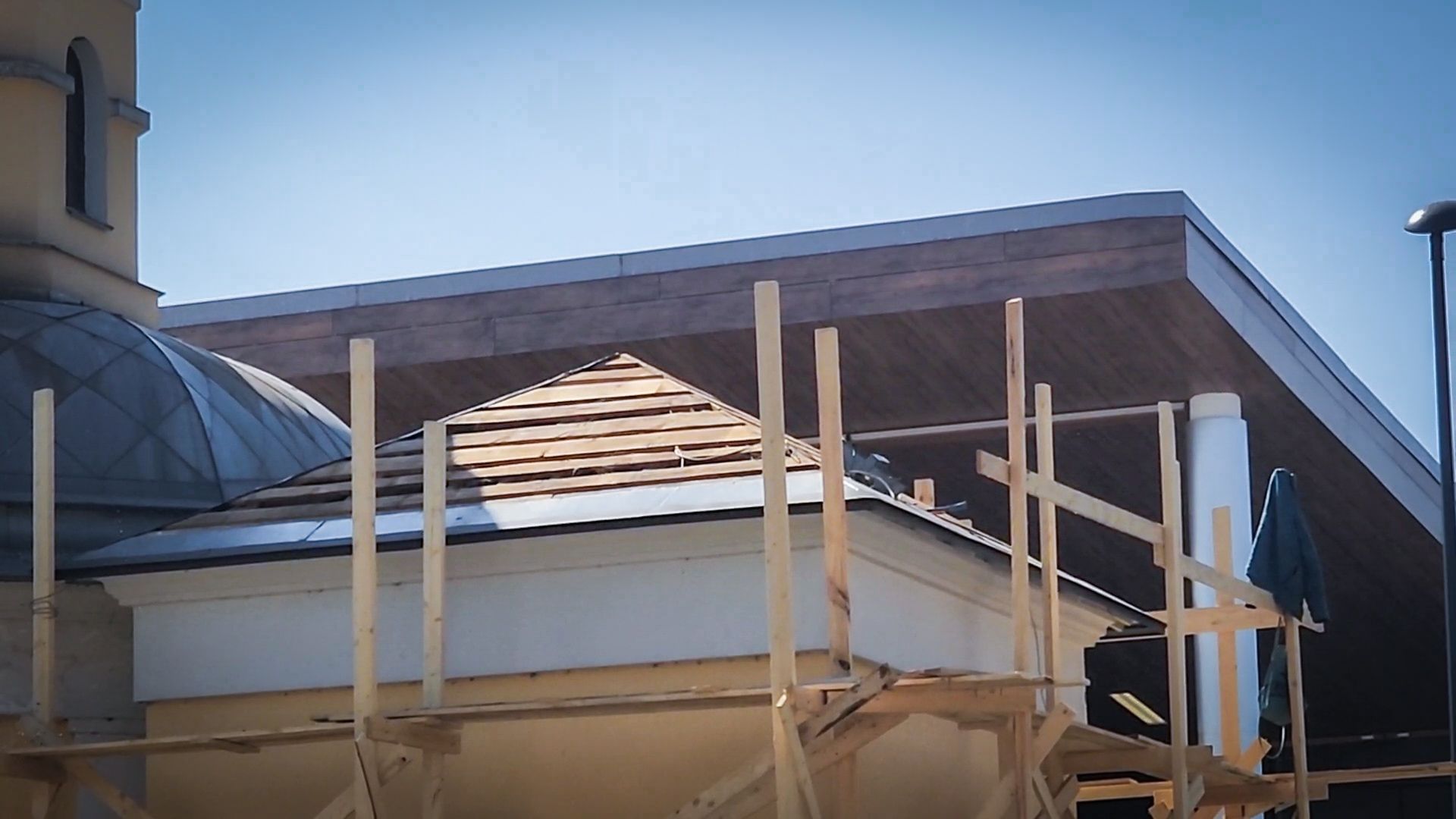 Бронницы , Ремонт часовни, Часланя Николая Чудотворца в Бронницах , Ремонт крыши часовни,