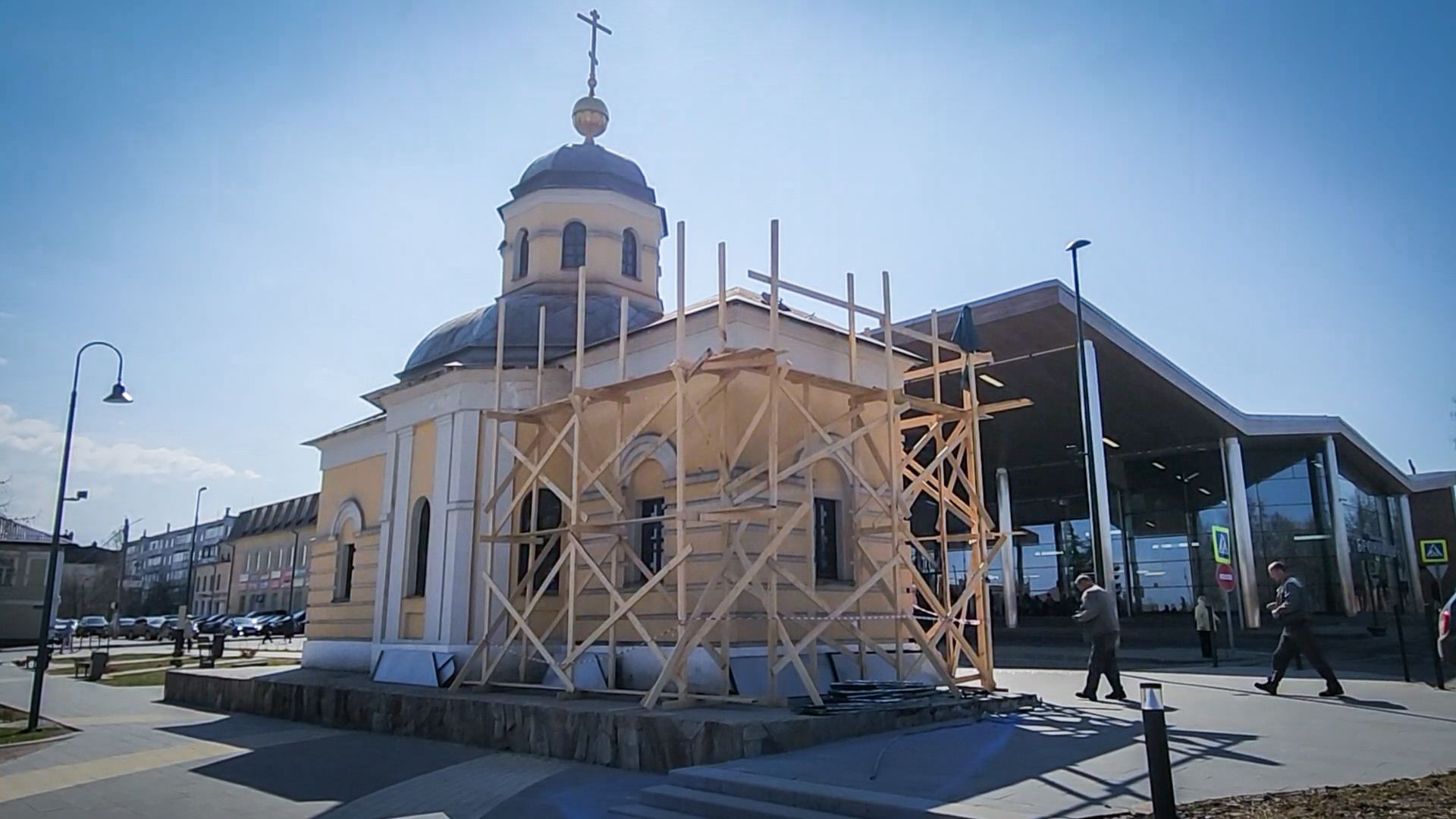 Бронницы , Ремонт часовни, Часланя Николая Чудотворца в Бронницах , Ремонт крыши часовни,