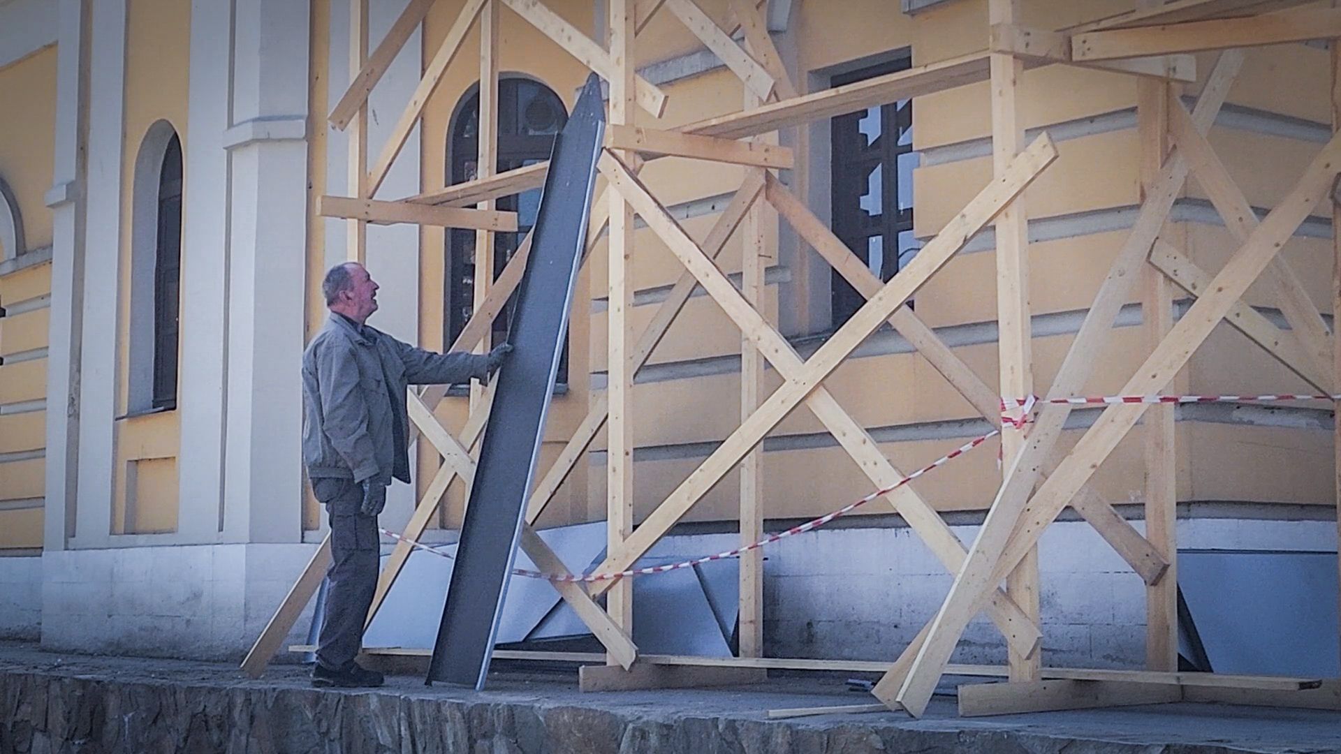 Бронницы , Ремонт часовни, Часланя Николая Чудотворца в Бронницах , Ремонт крыши часовни,