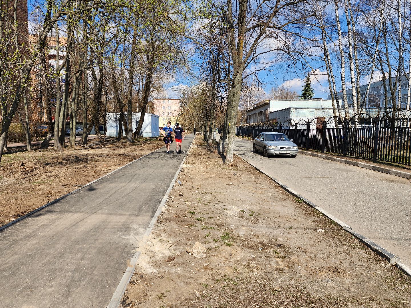 раменское, дороги, благоустройство, тротуары по программе народные тропы, улица космонавтов,