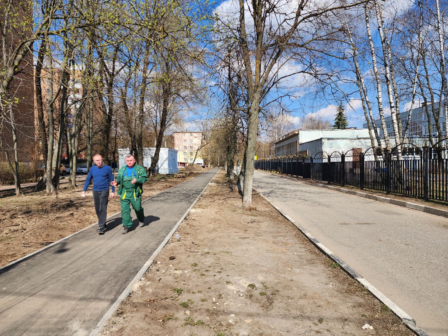 раменское, дороги, благоустройство, тротуары по программе народные тропы, улица космонавтов,
