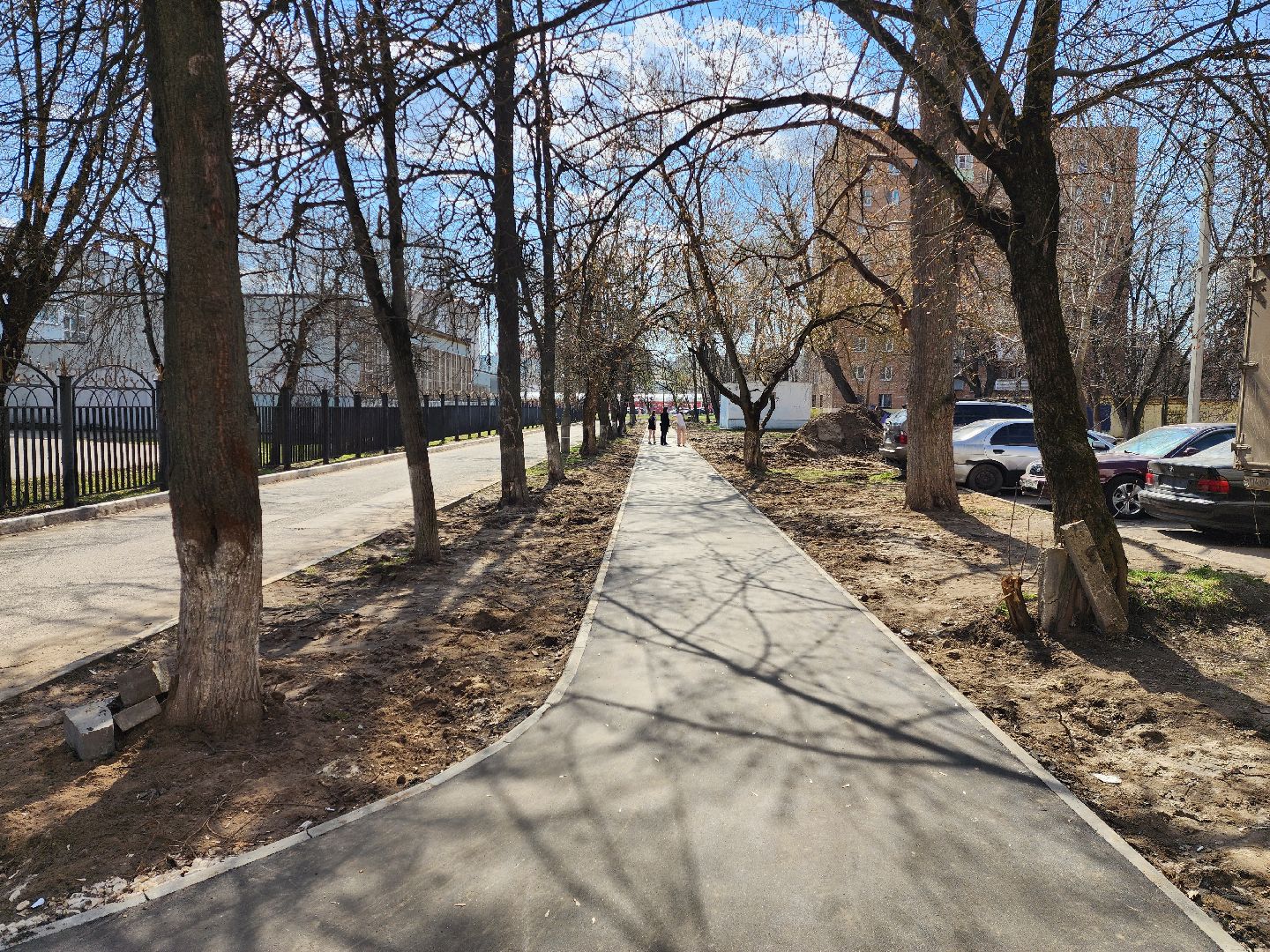 раменское, дороги, благоустройство, тротуары по программе народные тропы, улица космонавтов,