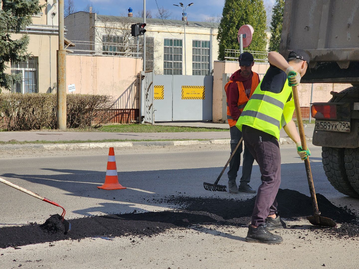 электросталь, ремонт, дорога, ямочный ремонт, ямы,
